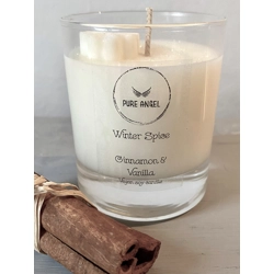 Winter Spice, Cinnamon and Vanilla Candle