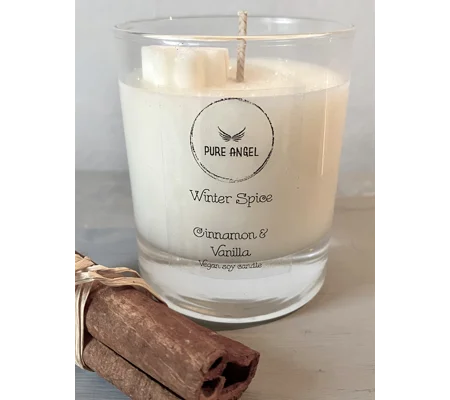Winter Spice, Cinnamon and Vanilla Candle