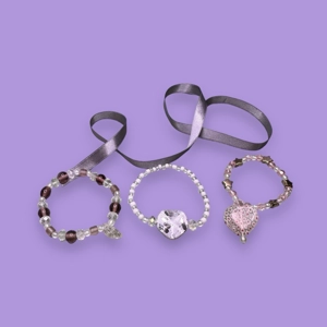 Set of 3 handmade beads bracelets