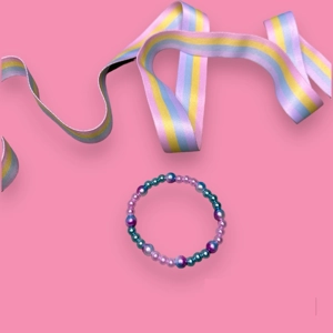 Handmade Colourful Unicorn Beads Bracelet