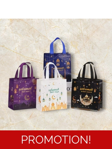 Hari Raya non woven bags (10pcs)