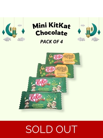 4pcs Mini kit kat (Hari Raya theme) Halal