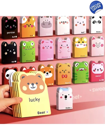 Mini animal notebook