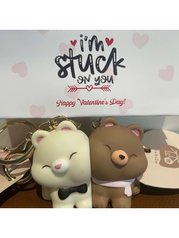 Magnetic Couple Keychain