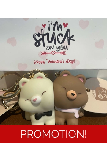 Magnetic Couple Keychain