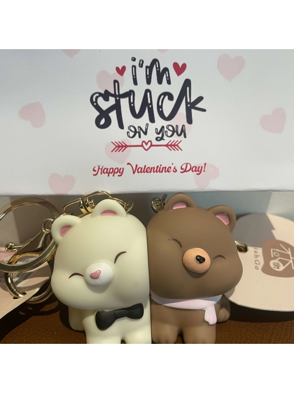 Magnetic Couple Keychain