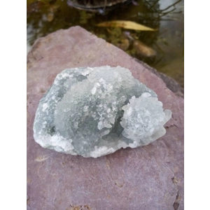 4.95 oz Apophyllite Quartz Crystal Cluster Zeolite Specimen from Jalgaon India Mineral. Z10 You get