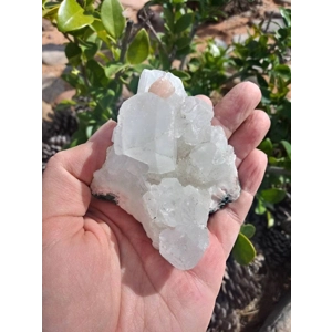 5 oz. Apophyllite Crystal Cluster Zeolite Specimen from Jalgaon India. India Mineral. Z8. You get th