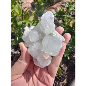 5 oz. Apophyllite Crystal Cluster Zeolite Specimen from Jalgaon India. India Mineral. Z8. You get th