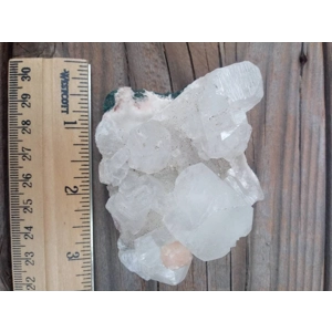 5 oz. Apophyllite Crystal Cluster Zeolite Specimen from Jalgaon India. India Mineral. Z8. You get th