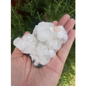 5 oz. Apophyllite Crystal Cluster Zeolite Specimen from Jalgaon India. India Mineral. Z8. You get th