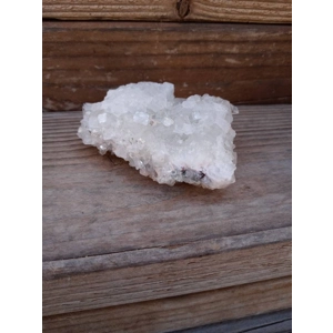 6.33 oz. Apophyllite Crystal Cluster Zeolite Specimen from Jalgaon India. Double Sided. Z27. You get