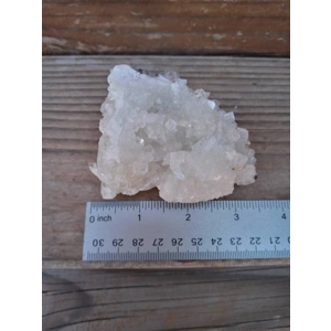 6.33 oz. Apophyllite Crystal Cluster Zeolite Specimen from Jalgaon India. Double Sided. Z27. You get