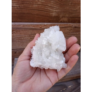 6.33 oz. Apophyllite Crystal Cluster Zeolite Specimen from Jalgaon India. Double Sided. Z27. You get