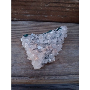 6.33 oz. Apophyllite Crystal Cluster Zeolite Specimen from Jalgaon India. Double Sided. Z27. You get