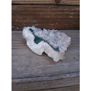 6.33 oz. Apophyllite Crystal Cluster Zeolite Specimen from Jalgaon India. Double Sided. Z27. You get