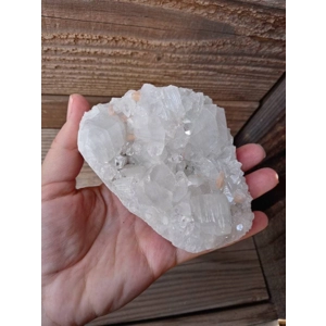 14.5 oz. Apophyllite Crystal Cluster Zeolite Specimen from Jalgaon India Z11. You get this piece!