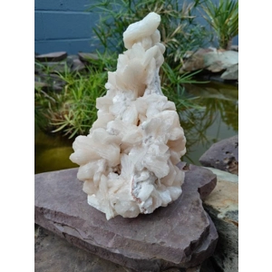 2.64 Lb Stilbite Crystal Cluster from India. You get this piece!