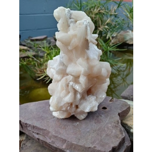 2.64 Lb Stilbite Crystal Cluster from India. You get this piece!