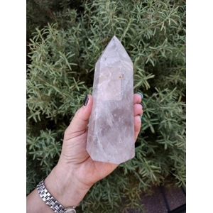 1.23 lb Clear Quartz Crystal Point. Polished Channeling Quartz Point. You get this piece!