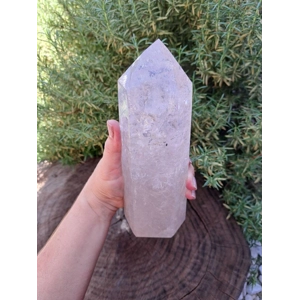 2.78 Lb Clear Quartz Crystal Point. Large Polished Quartz Crystal Point. You get this piece!