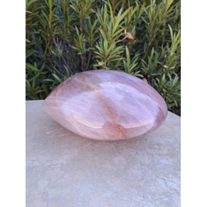 23 Lb Huge Rose Quartz Heart. 11 Inch Polished Rose Quartz Crystal Puffy Heart. You get this piece!