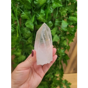 8.67 oz. Clear Quartz Crystal Point. All Natural Clear Quartz Point from Brazil. You get this piece!