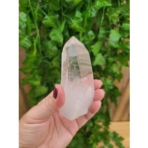 8.67 oz. Clear Quartz Crystal Point. All Natural Clear Quartz Point from Brazil. You get this piece!