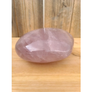 5.74 Lb Large Rose Quartz Heart. 6.8 Inch Polished Rose Quartz Crystal Puffy Heart. You get this pie