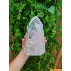 2.87 Lb. Clear Quartz Crystal Point. 6.8 Inches Tall Water Clear Quartz Point. You get this piece!