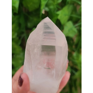 8.67 oz. Clear Quartz Crystal Point. All Natural Clear Quartz Point from Brazil. You get this piece!