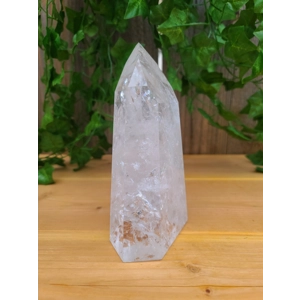 2.87 Lb. Clear Quartz Crystal Point. 6.8 Inches Tall Water Clear Quartz Point. You get this piece!