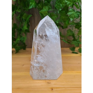 2.87 Lb. Clear Quartz Crystal Point. 6.8 Inches Tall Water Clear Quartz Point. You get this piece!