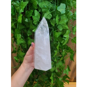 2.87 Lb. Clear Quartz Crystal Point. 6.8 Inches Tall Water Clear Quartz Point. You get this piece!