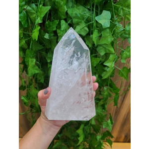 2.87 Lb. Clear Quartz Crystal Point. 6.8 Inches Tall Water Clear Quartz Point. You get this piece!