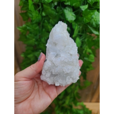 9.9 oz. Apophyllite Crystal Cluster from Jalgaon India. Z28. You get this piece!