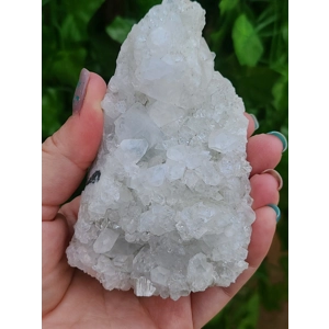 9.9 oz. Apophyllite Crystal Cluster from Jalgaon India. Z28. You get this piece!