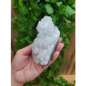 9.9 oz. Apophyllite Crystal Cluster from Jalgaon India. Z28. You get this piece!