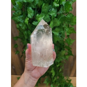 1.79 Lb Clear Quartz Crystal Point. Large Polished Clear Quartz Crystal Point. You get this piece!