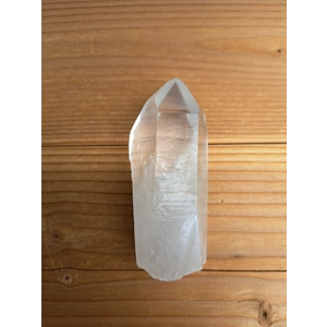 5.89 oz. Clear Lemurian Quartz Crystal Point. All Natural Clear Quartz Point from Brazil. You get th