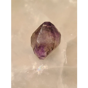 6 Gram. Amethyst Crystal Double Terminated Point from Chibuku Mine, Zambezi Valley, Zimbabwe. S9. Yo