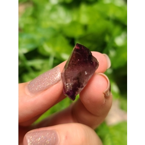 6 Gram. Amethyst Crystal Double Terminated Point from Chibuku Mine, Zambezi Valley, Zimbabwe. S9. Yo