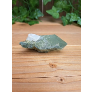 2.44 oz. Clear Quartz Crystal Point With Green Chlorite Phantom. You get this piece!