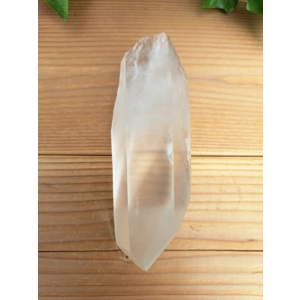 13.68 oz Clear Quartz Crystal. All Natural Water Clear Quartz Point from Brazil. You get this piece!