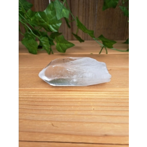 5.89 oz. Clear Lemurian Quartz Crystal Point. All Natural Clear Quartz Point from Brazil. You get th