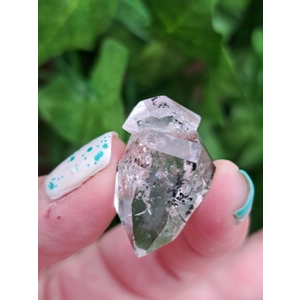 0.26 oz. Herkimer Diamond Quartz Crystal Turtle Clan Ridge in Fonda NY. 7.4 grams. H39. You get this