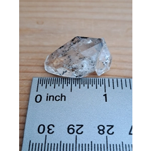 0.26 oz. Herkimer Diamond Quartz Crystal Turtle Clan Ridge in Fonda NY. 7.4 grams. H39. You get this