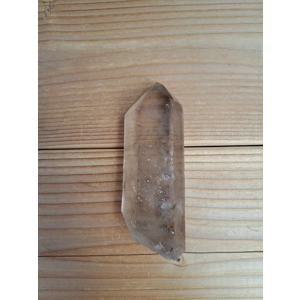 5.28 oz Clear Smoky Quartz Crystal Point with Window from Brazil. One of a kind Smoky Quartz Crystal