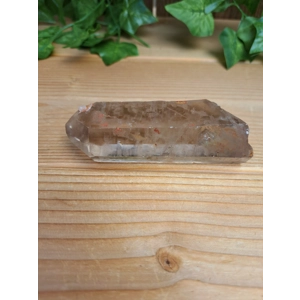 5.28 oz Clear Smoky Quartz Crystal Point with Window from Brazil. One of a kind Smoky Quartz Crystal