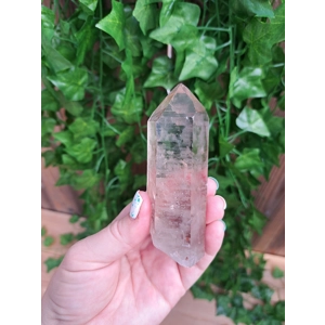 5.28 oz Clear Smoky Quartz Crystal Point with Window from Brazil. One of a kind Smoky Quartz Crystal